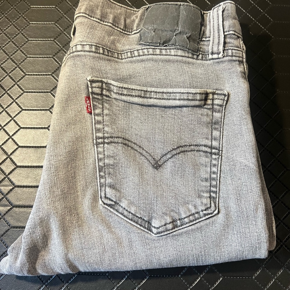 Levi's Men's 511‎ 34x30 Black wash Slim fit Stretch Zipper e2